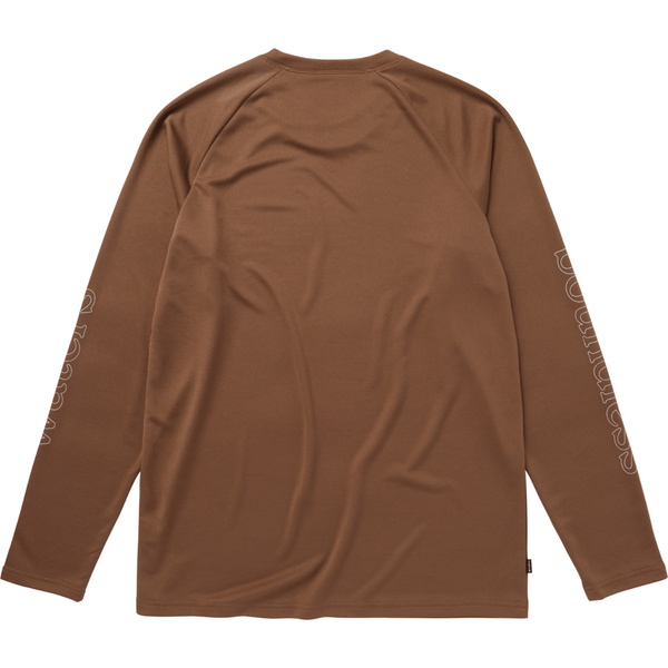 2025 Mystic Mens Tactic Long Sleeve Loose Fit Quick Dry Top 35001.250220 - Brown